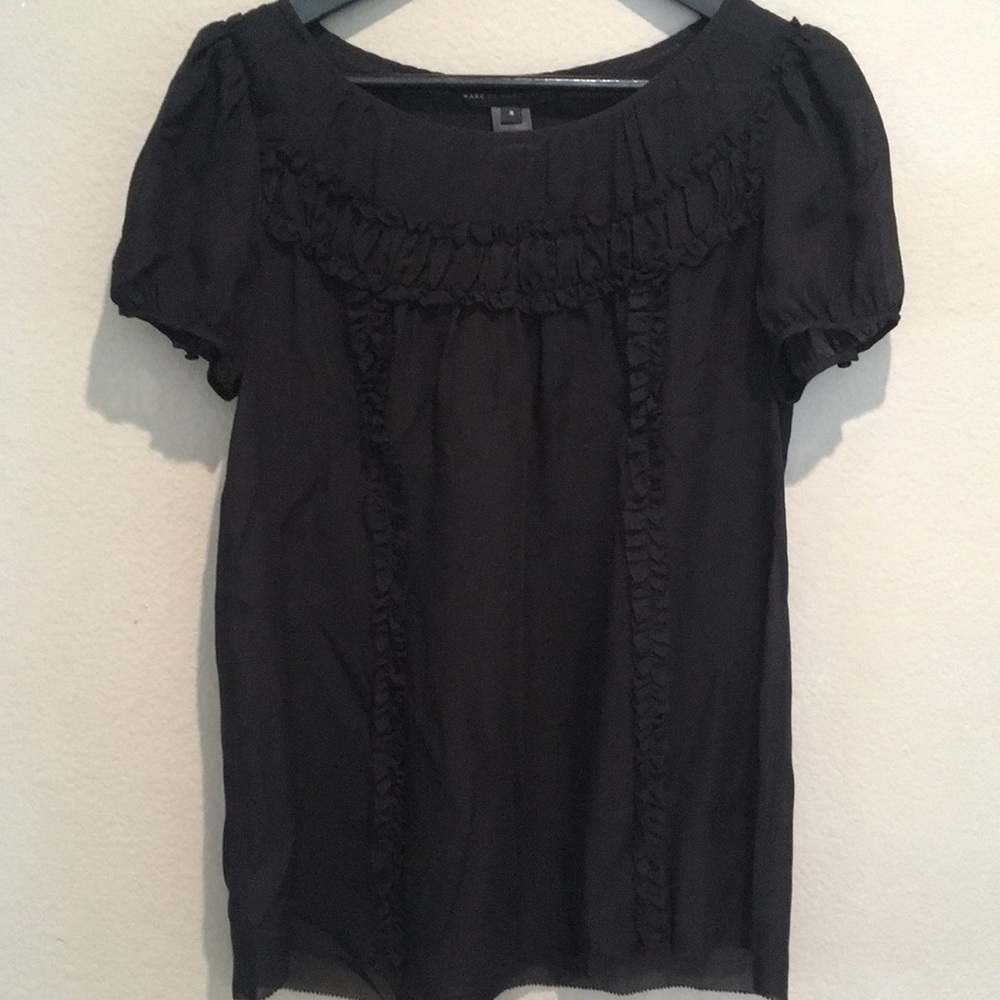Marc by Marc Jacobs silk top ruffles Sm
